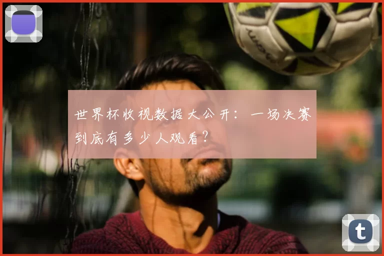 世界杯收视数据大公开:一场决赛到底有多少人观看?