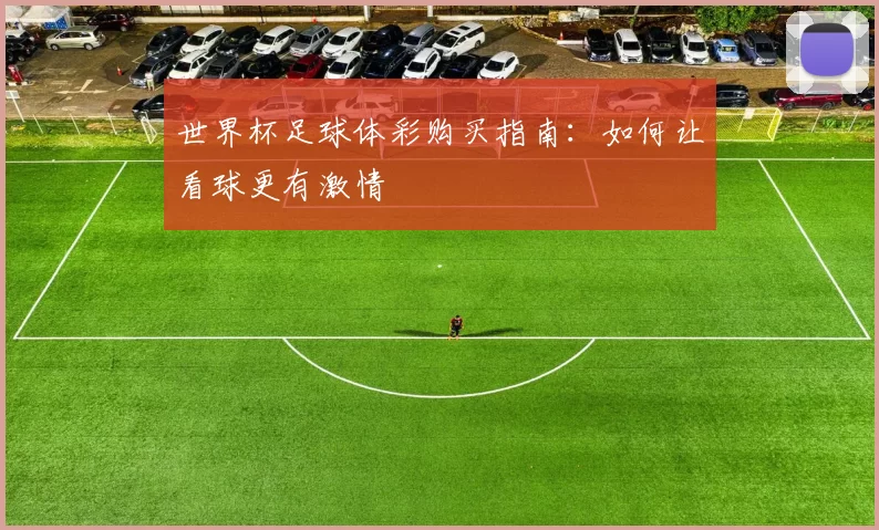 世界杯足球体彩购买指南:如何让看球更有激情