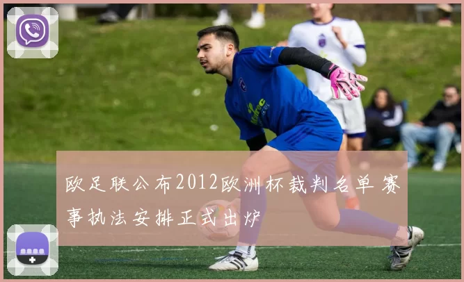 欧足联公布2012欧洲杯裁判名单 赛事执法安排正式出炉
